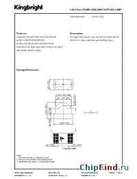 Datasheet APED3820SURC производства Kingbright