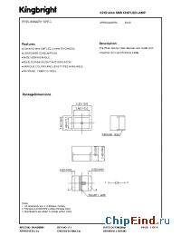 Datasheet APEKA3224PBC производства Kingbright