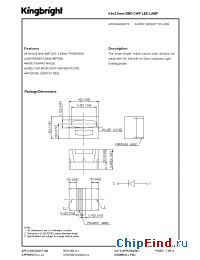 Datasheet APEKA4030SYC manufacturer Kingbright