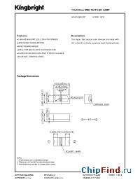 Datasheet APHK1608SURC manufacturer Kingbright