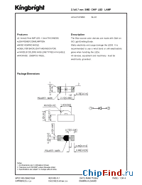 Datasheet APJA2107MBC производства Kingbright