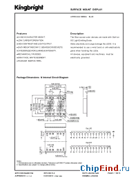 Datasheet APPDC04-41MBWA manufacturer Kingbright