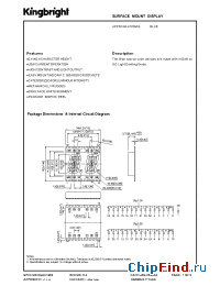 Datasheet APPDC04-41PBWA manufacturer Kingbright