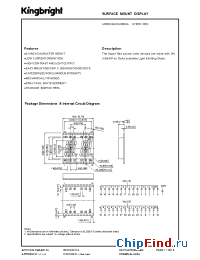 Datasheet APPDC0441SURKWA manufacturer Kingbright