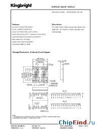 Datasheet APPDC04-41SYKWA manufacturer Kingbright