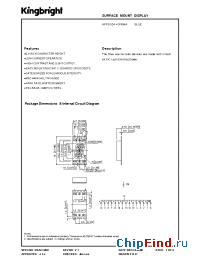 Datasheet APPSC04-41PBWA производства Kingbright