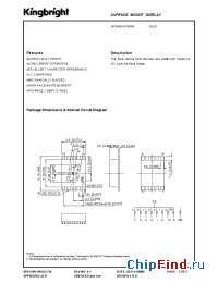 Datasheet APSA02-41PBWA производства Kingbright