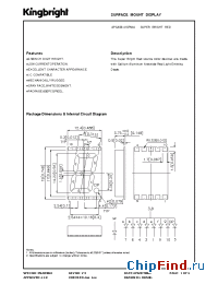Datasheet APSA56-41SRWA manufacturer Kingbright