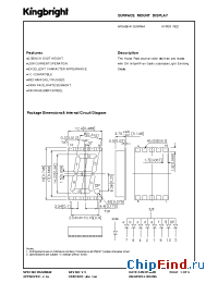 Datasheet APSA56-41SURKWA manufacturer Kingbright