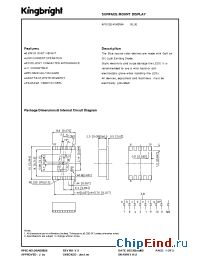 Datasheet APSC02-41MBWA manufacturer Kingbright