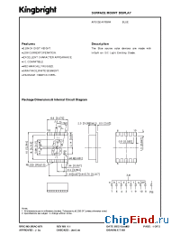Datasheet APSC02-41PBWA производства Kingbright