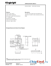 Datasheet APSC02-41SEKWA manufacturer Kingbright