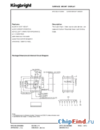 Datasheet APSC02-41SGWA manufacturer Kingbright