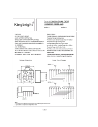 Datasheet DA03-11YWA manufacturer Kingbright