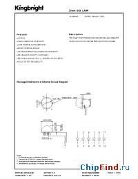 Datasheet DLA/6SRD manufacturer Kingbright