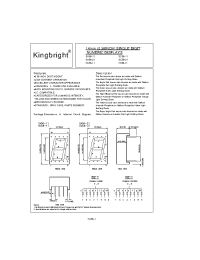 Datasheet FC56-11 manufacturer Kingbright