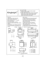Datasheet KB-2350EW manufacturer Kingbright