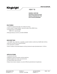 Datasheet KB817AB-B manufacturer Kingbright