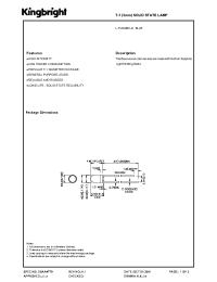 Datasheet L-7104QBC-D manufacturer Kingbright