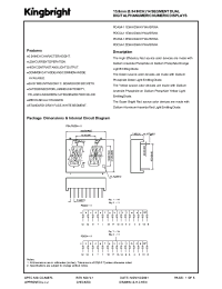 Datasheet PDA54-11EWA manufacturer Kingbright
