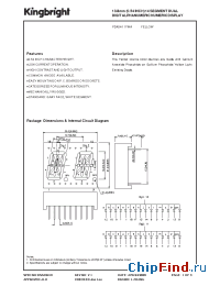 Datasheet PDA54-11YWA manufacturer Kingbright