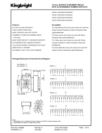 Datasheet PSA05-11 manufacturer Kingbright