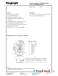 Datasheet PSC08-11GWA manufacturer Kingbright