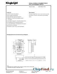 Datasheet PSC08-11SRWA manufacturer Kingbright