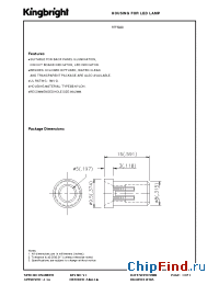 Datasheet RTF5020 manufacturer Kingbright