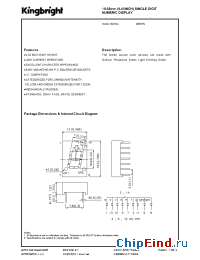 Datasheet SA43-13GWA manufacturer Kingbright