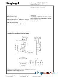 Datasheet SC04-12EWA manufacturer Kingbright