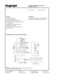 Datasheet SC08-11SRWA manufacturer Kingbright