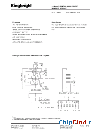 Datasheet SC10-11SRWA manufacturer Kingbright