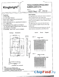 Datasheet SC50-11EWADMP22.5780 manufacturer Kingbright