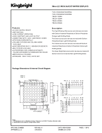 Datasheet TBA23-12EGWA manufacturer Kingbright