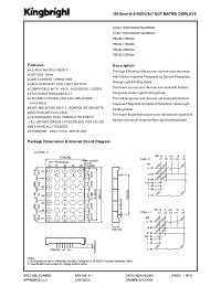 Datasheet TBA40-11EGWA производства Kingbright