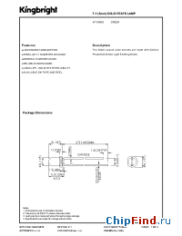 Datasheet W1154GD manufacturer Kingbright