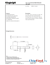 Datasheet W117GYW manufacturer Kingbright