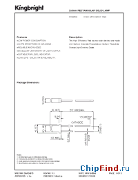 Datasheet W169XID manufacturer Kingbright