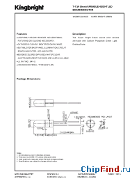 Datasheet W53BR5.08/SGD manufacturer Kingbright