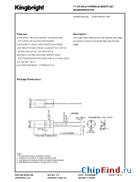 Datasheet W53BR5.08/SRD производства Kingbright