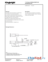 Datasheet W53BR5.08/YD manufacturer Kingbright