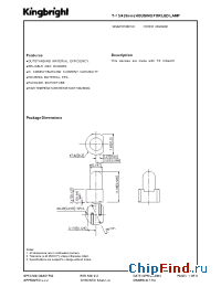 Datasheet W53WYP/SEC/H manufacturer Kingbright