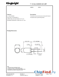 Datasheet W56BGD manufacturer Kingbright