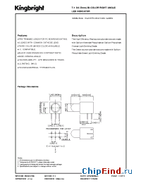 Datasheet W59BL/EGW производства Kingbright