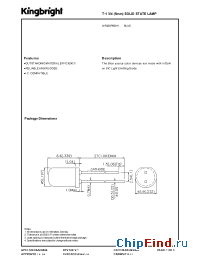 Datasheet W7083PBD/H manufacturer Kingbright
