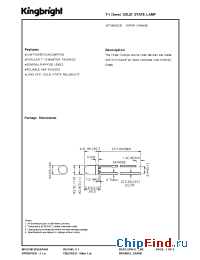 Datasheet W7104SEC/E manufacturer Kingbright