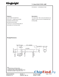 Datasheet W7104SRC/G manufacturer Kingbright
