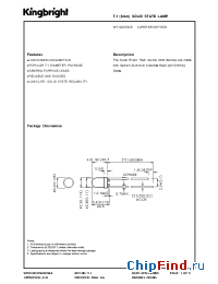 Datasheet W7104SRD/D manufacturer Kingbright