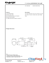 Datasheet W7113SRC/DW manufacturer Kingbright